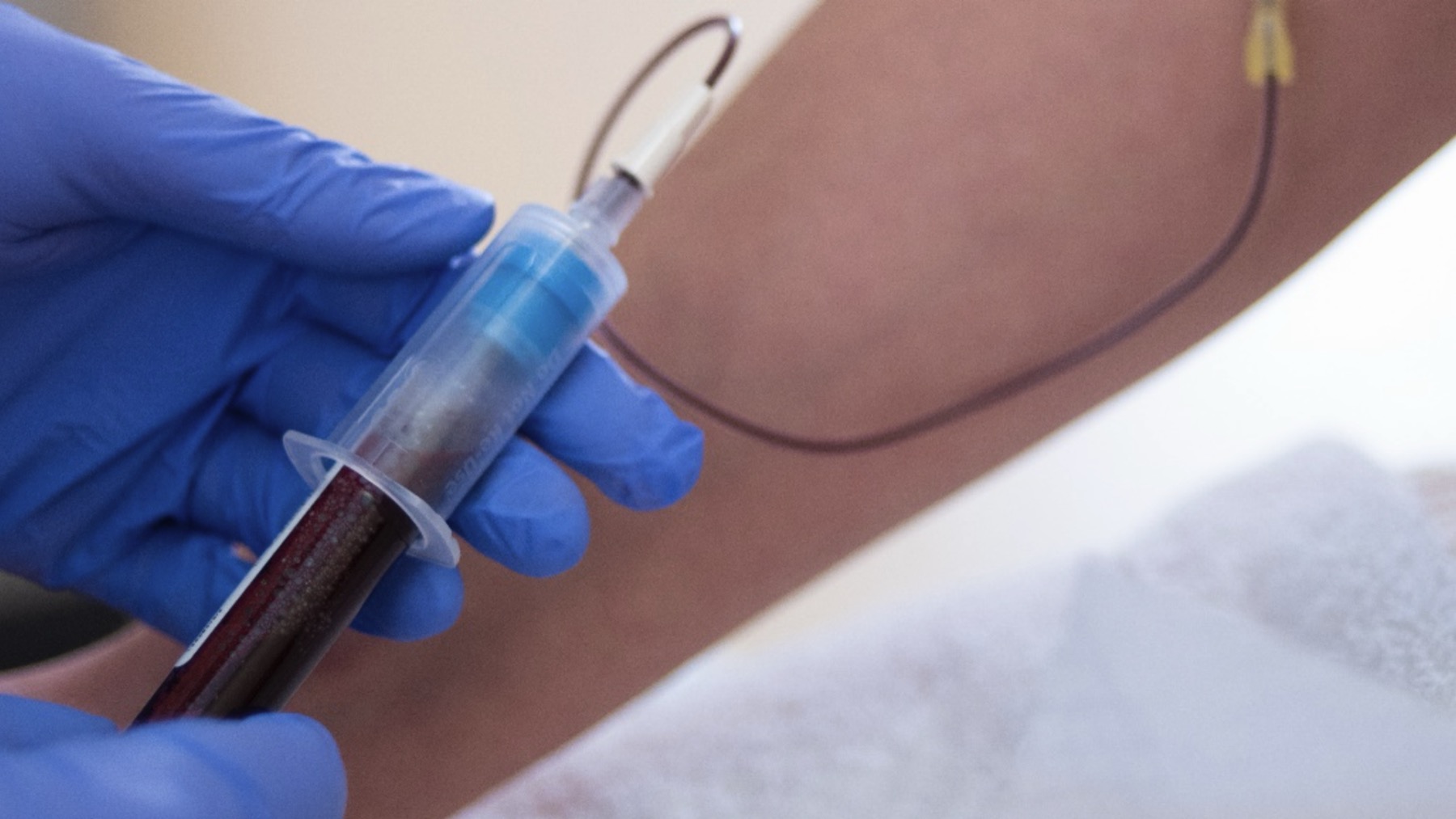 Clinical blood draw used for targeted laboratory testing
